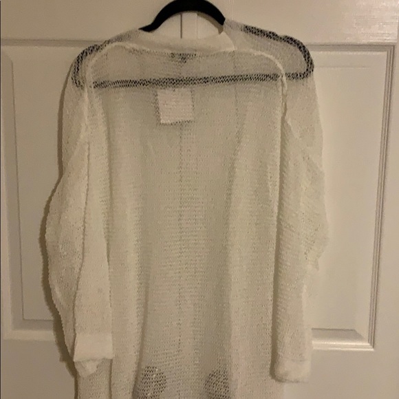 NWT JLUXLABEL White Sienna Crochet Cardigan - Picture 8 of 11